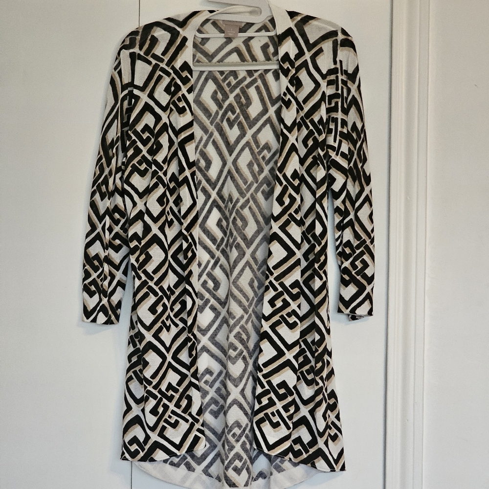 Chicos sweater cardigan sz 1 medium